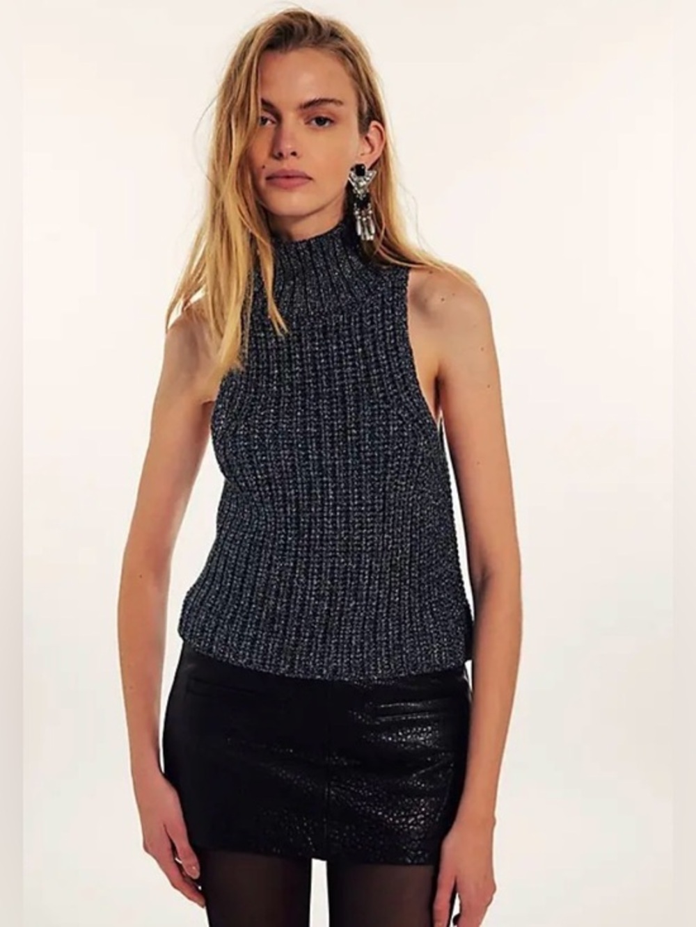 Free People Silver Belles Tank